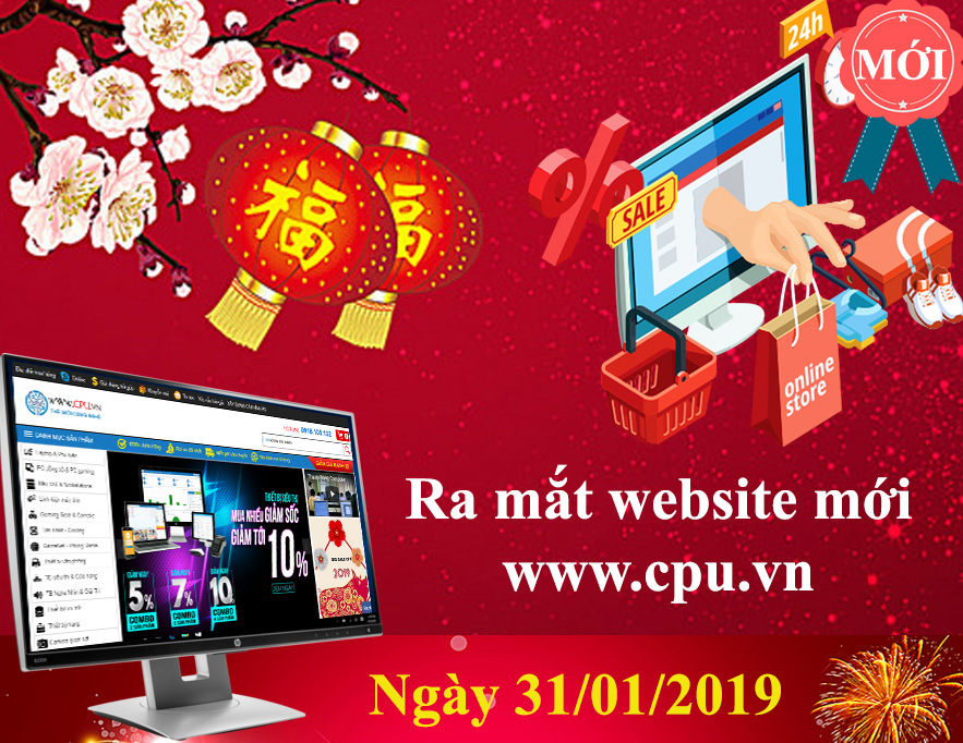 Thông báo ra mắt website mới